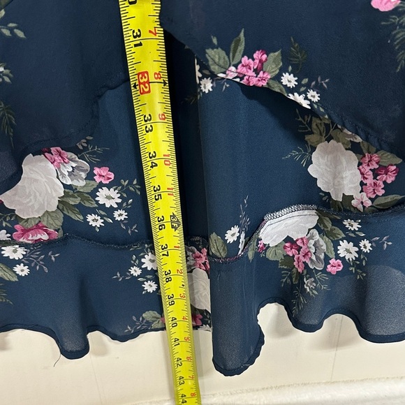 Torrid Blue Floral High Low Dress - Picture 8 of 11